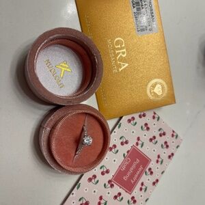 Kuololit Moissanite ring size 7 925silver